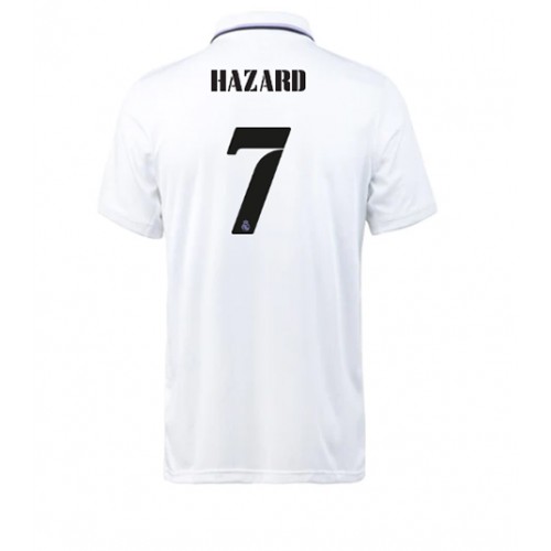 Fotbalové Dres Real Madrid Eden Hazard #7 Domácí 2022-23 Krátký Rukáv